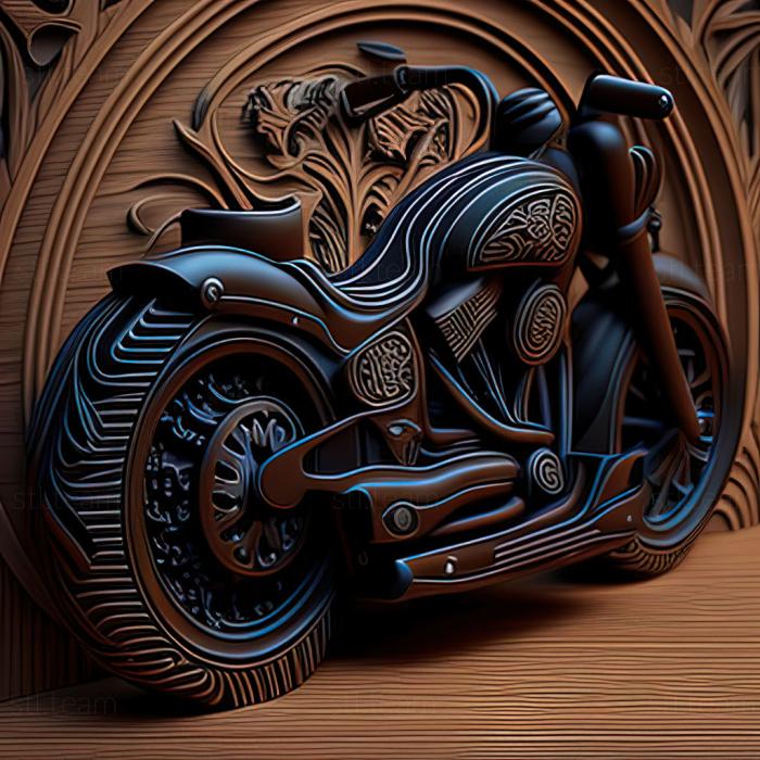 3D модель Harley Davidson Softail Slim S (STL)